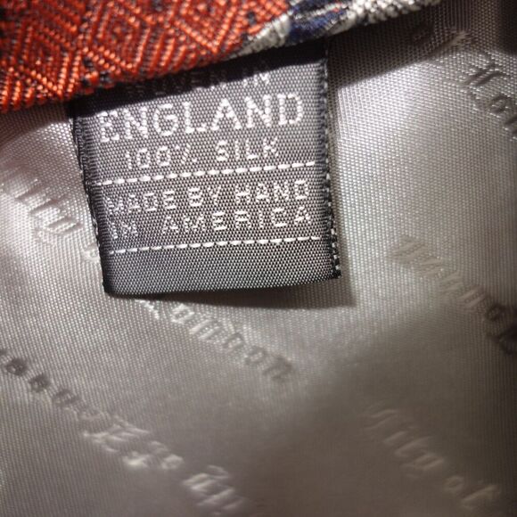 Vintage Ferrell Reed Eclectic Cricket Neck Tie 100% Silk Made in England - Picture 5 of 7